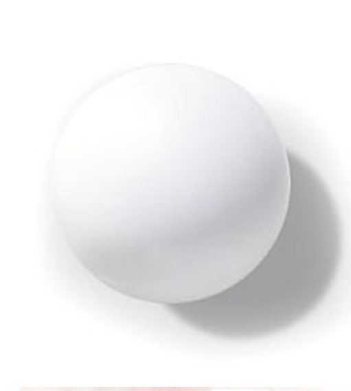 Standard Hartplastikball weiss