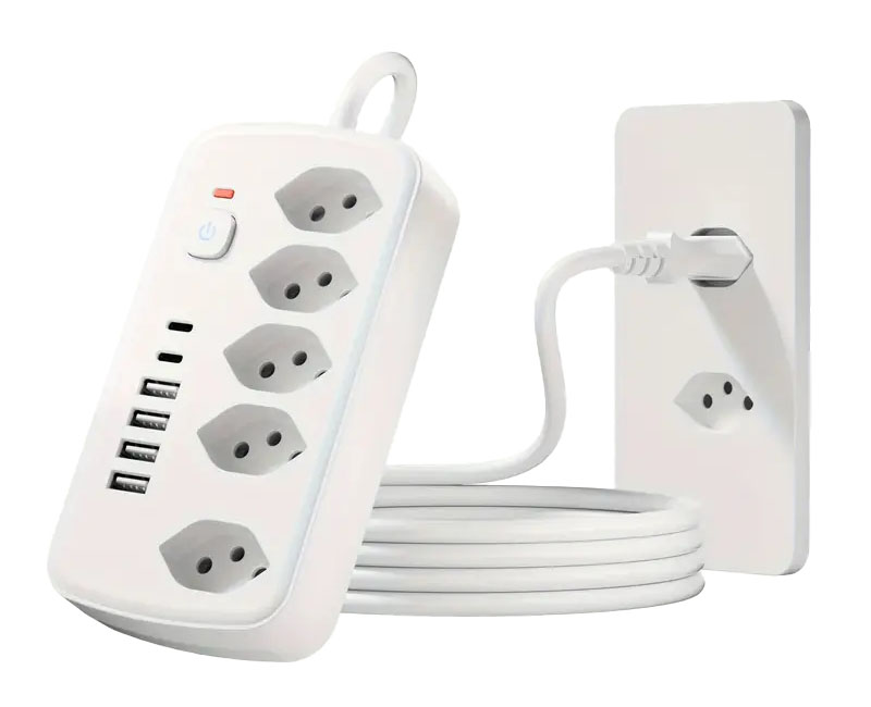 11-fach Stromleiste mit Überlastschutz