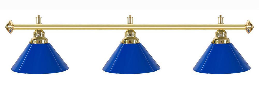 Billard Lampen - kegelförmig, blau Kunststoff