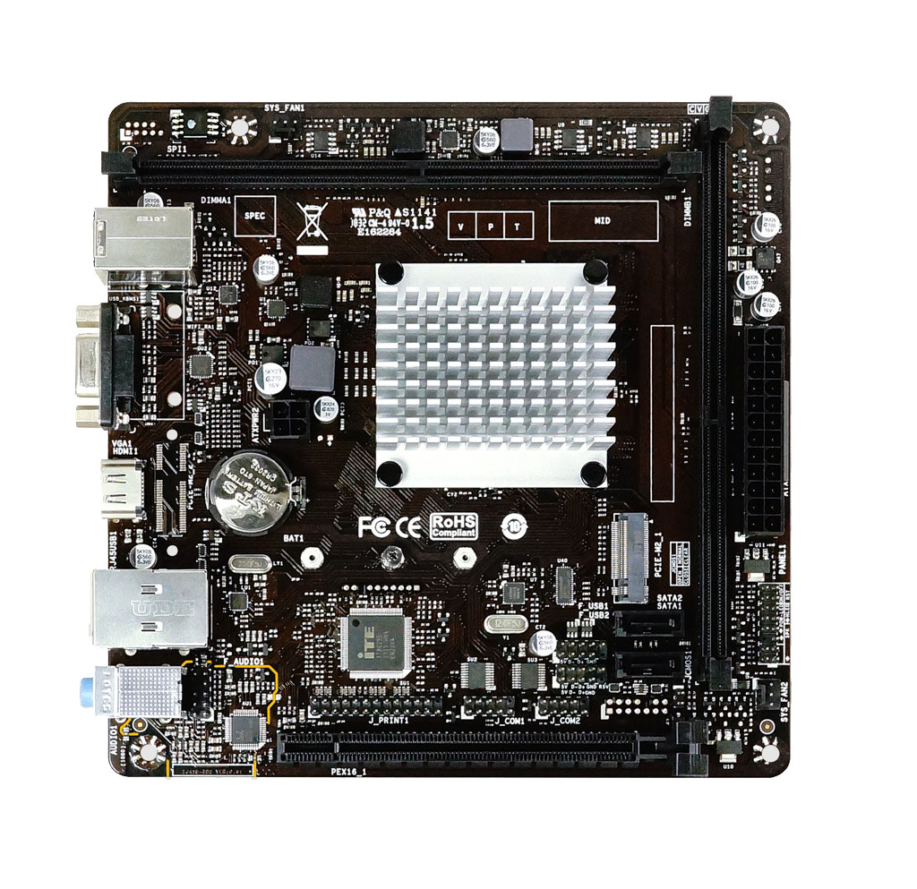 Motherboard J4125NHU für Intel Celeron J4125, DDR4