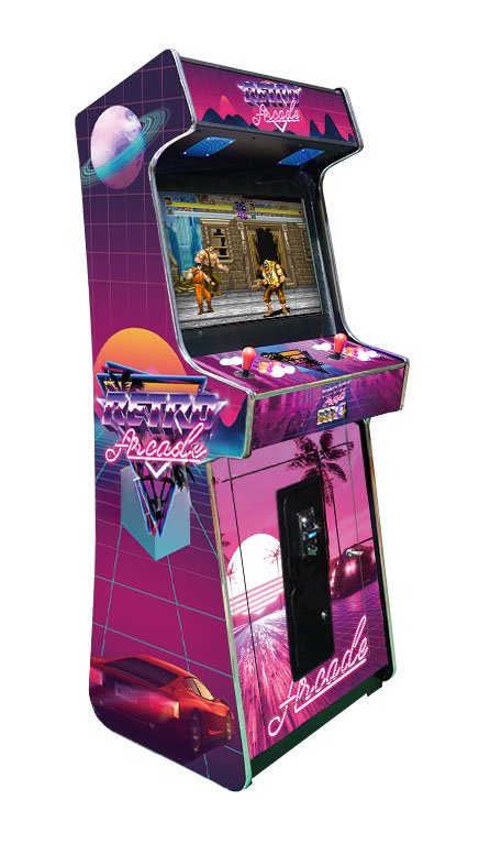 27" Arcade Automat "Vaporwave" mit Pandora DX 5000