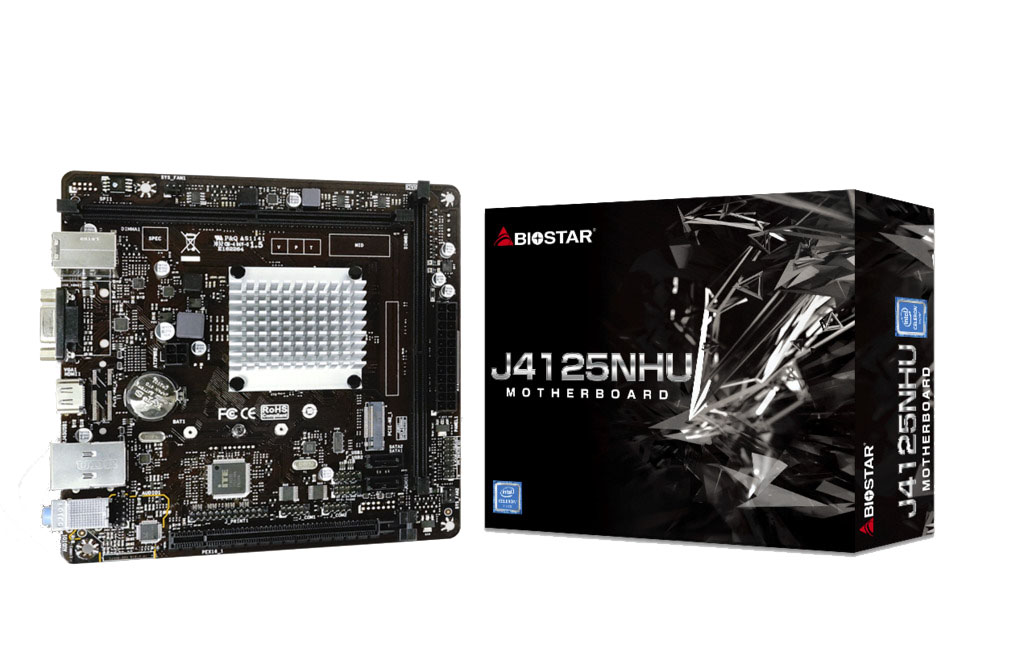 Motherboard J4125NHU für Intel Celeron J4125, DDR4