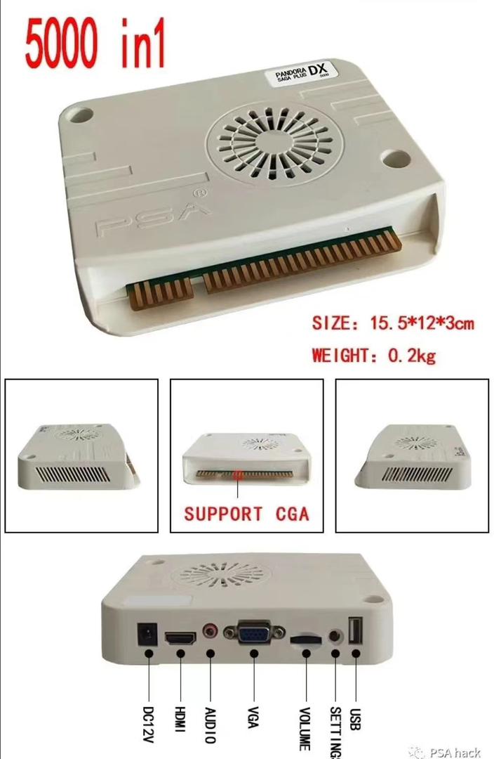 Pandora DX Saga+ Version A: Horizontal (5000 Spiele)