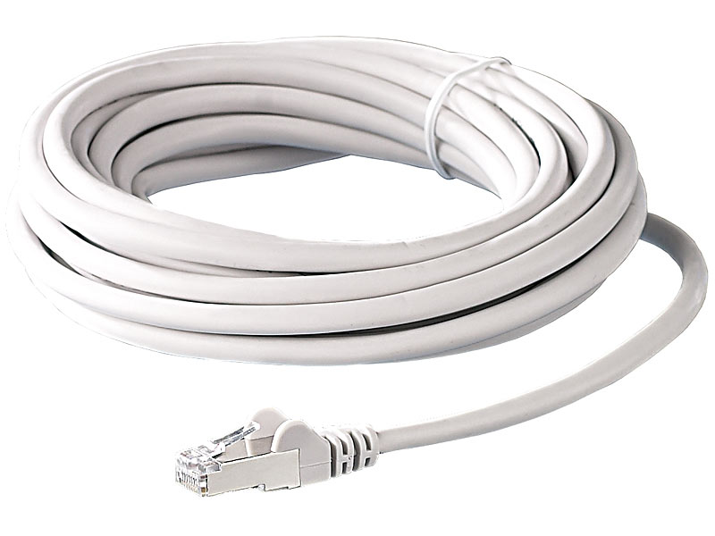 LAN / Netzwerk Kabel 10m grau