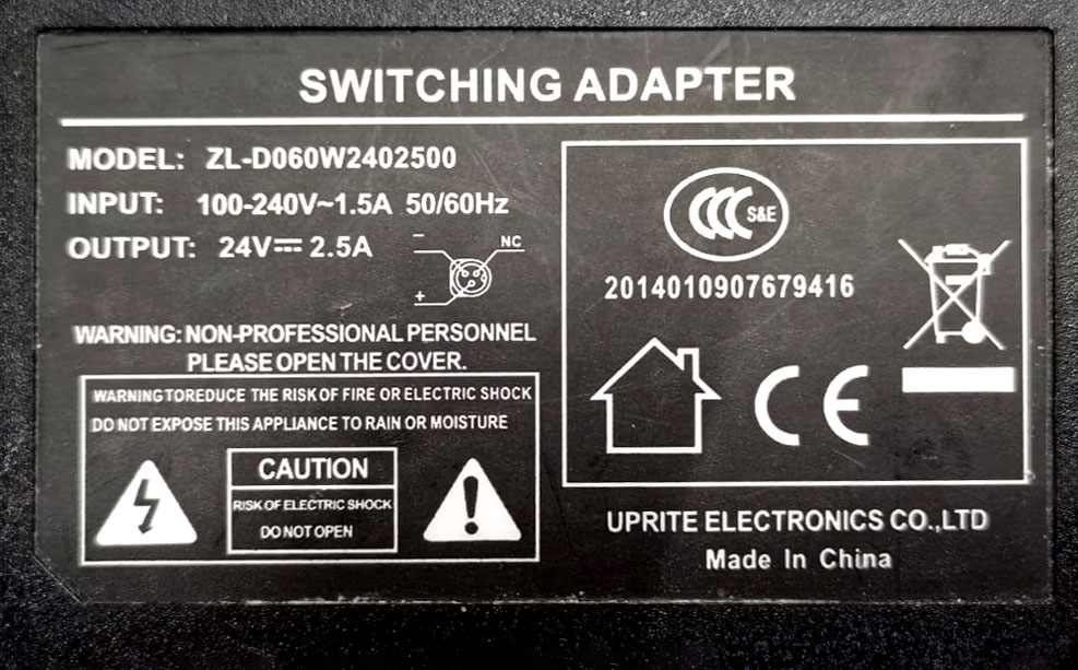 Netzteil für Bon Drucker 24V 2.5A