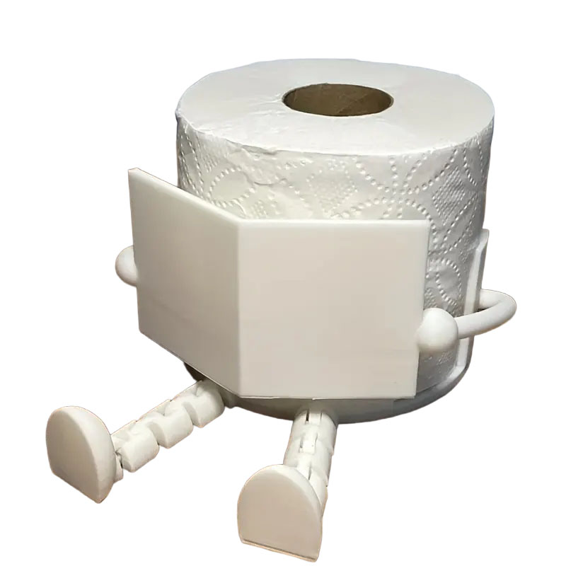 WC-Ersatzrollenhalter: Chill Man