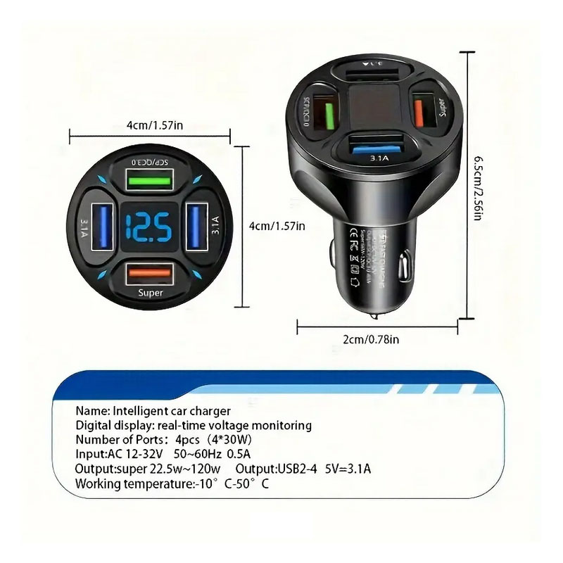 Ladegerät für die Automobilsteckdose