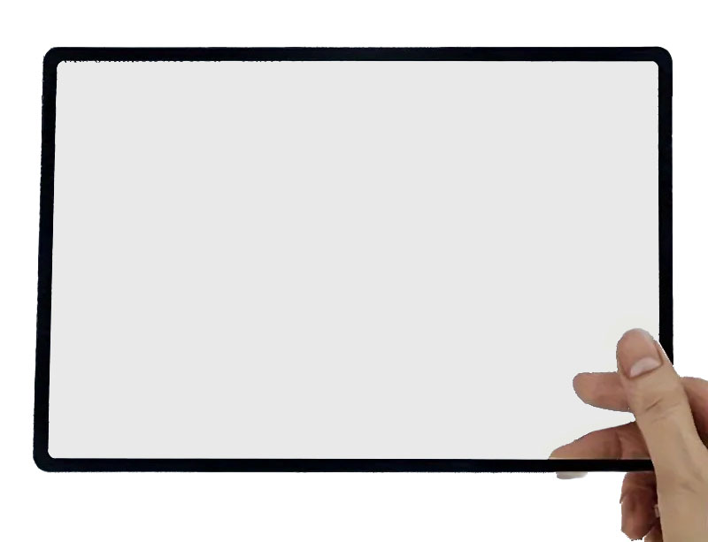 Lesezeichen mit Lupe