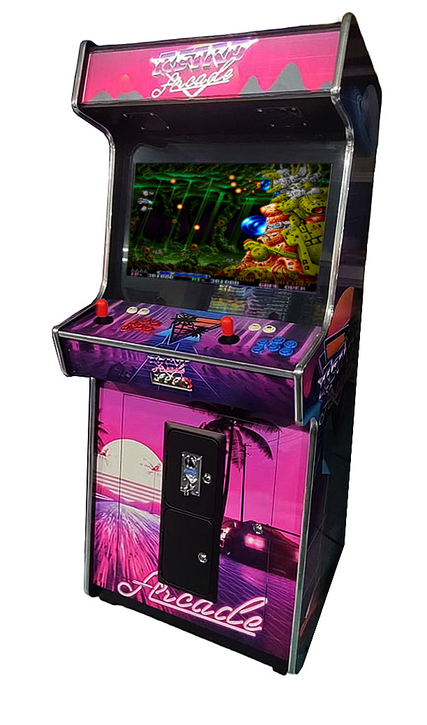 27" Arcade Automat "Vaporwave" mit Pandora DX 5000